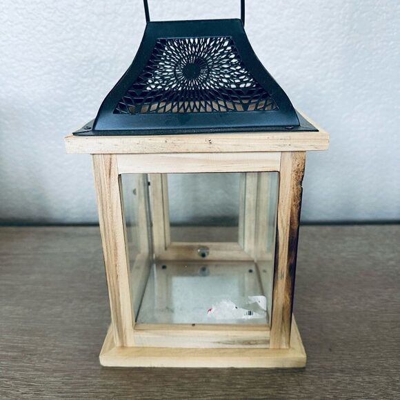 Farmhouse Modern Lantern Boho Candle Holder - Picture 4 of 6